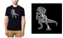 LA Pop Art Mens Premium Blend Word Art T-Shirt - Dinosaur